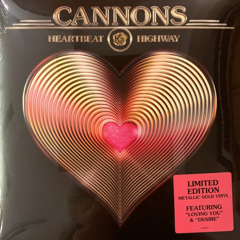 Cannons – Heartbeat Highway - New LP Record 2023 Columbia Gold Metallic Vinyl - Synth-pop