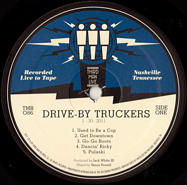 Drive-By Truckers ‎– Third Man Live - New Lp Record 2011 Third Man USA Vinyl - Indie Rock / Blues Rock / Southern Rock