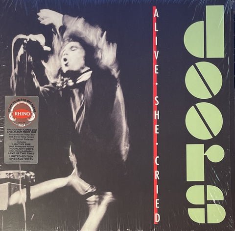 Doors – Alive She Cried (1983) - New LP Record 2024 Rhino Elektra Emerald Vinyl - Psychedelic Rock