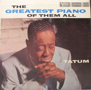 Art Tatum - The Greatest Piano Of Them All VG+ - 1958 Verve Mono Black / Silver Trumpeter Lbl USA - Jazz - B3-043
