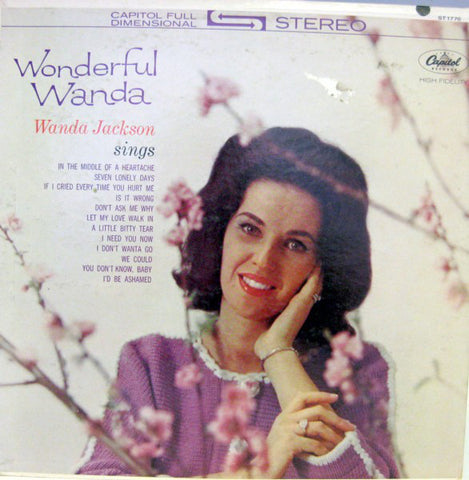 Wanda Jackson – Wonderful Wanda - VG+ 1962 Mono USA (Original Press) - Country