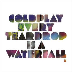 Coldplay - Every Teardrop Is A Waterfall - New Vinyl Record 2011 EMI E.U. 7" Single w/ Di-Cut Cover - Pop / Rock