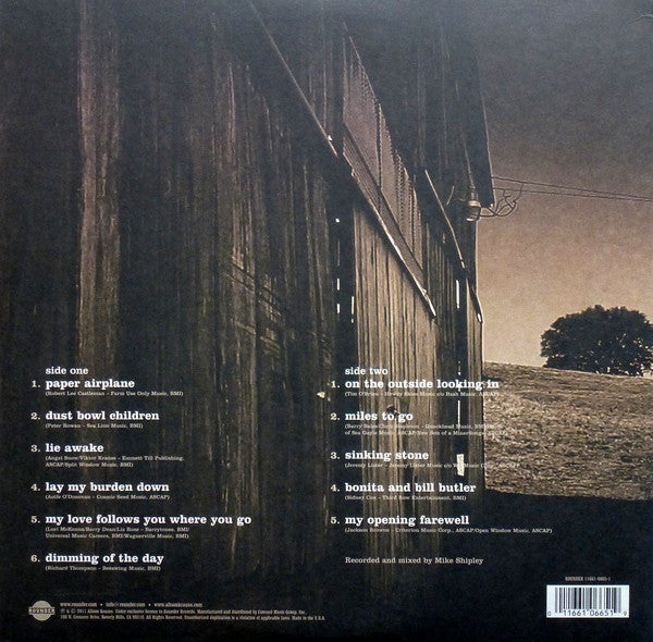Alison Krauss & Union Station ‎– Paper Airplane - New LP Record 2011 Rounder USA Vinyl - Country / Bluegrass