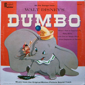 Walt Disney's Dumbo - Original Motion Picture Soundtrack - VG+ 1959 USA (Original Press) - Soundtrack