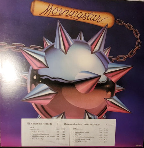 Morningstar – Morningstar - VG+ LP Record 1978 Columbia USA Promo Vinyl - Rock / Classic Rock