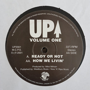 UP – Volume One - New 12" Single Record 2001 Nice 'N' Ripe UK Vinyl - UK Garage