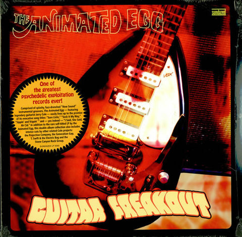 The Animated Egg - Guitar Freakout - New Vinyl 2008 Sundazed 2 Lp Reissue - Rock / Psych Rock
