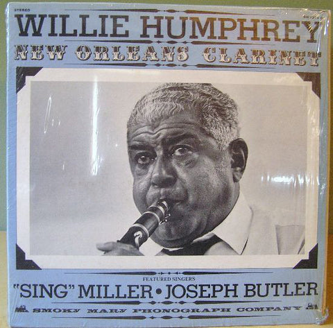 Willie Humphrey – New Orleans Clarinet - VG+ 1974 USA - Dixieland Jazz