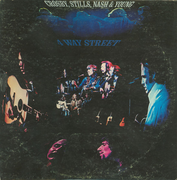David Crosby, Stephen Stills, Graham Nash & Neil Young - 4 Way Street - VG+ 2 LP Record 1971 Atlantic USA Original Vinyl & Insert - Classic Rock / Folk Rock - Shuga Records