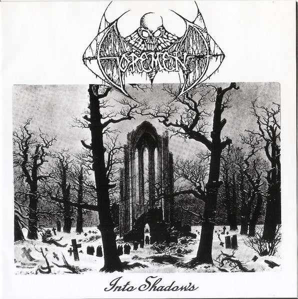 Gorement – Into Shadows - Mint- 7" Single Record Poserslaughter Germany White Vinyl - Death Metal - Shuga Records