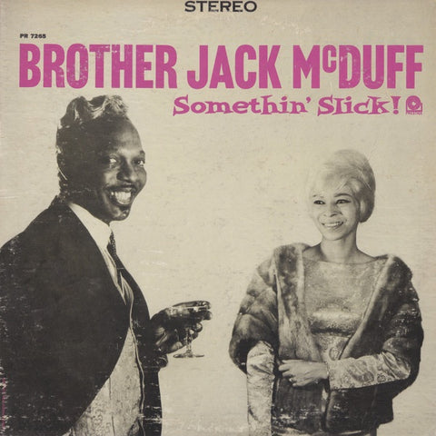 Brother Jack McDuff – Somethin' Slick - VG+ LP Record Prestige USA Stereo Original Vinyl - Jazz / Soul-Jazz