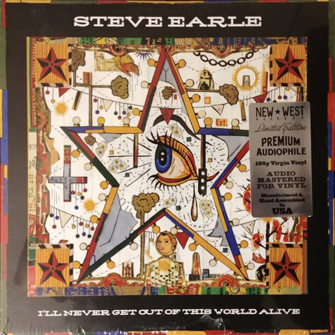 Steve Earle – I'll Never Get Out Of This World Alive (2011) - New LP Record 2021 West Orange Color Vinyl - Folk