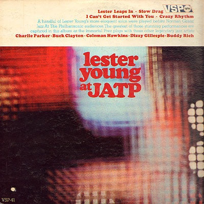 Lester Young – Lester Young At JATP - VG+ LP Record 1966 Verve VSP USA Mono Vinyl - Jazz