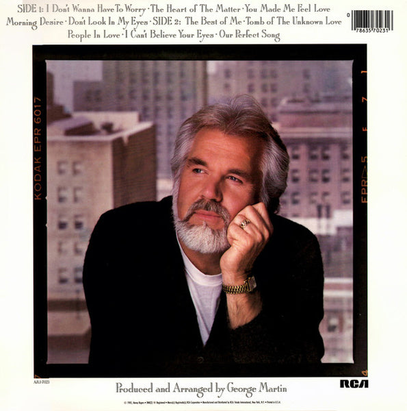 Kenny Rogers ‎– The Heart Of The Matter - New LP Record 1985 RCA USA Original Vinyl - Country