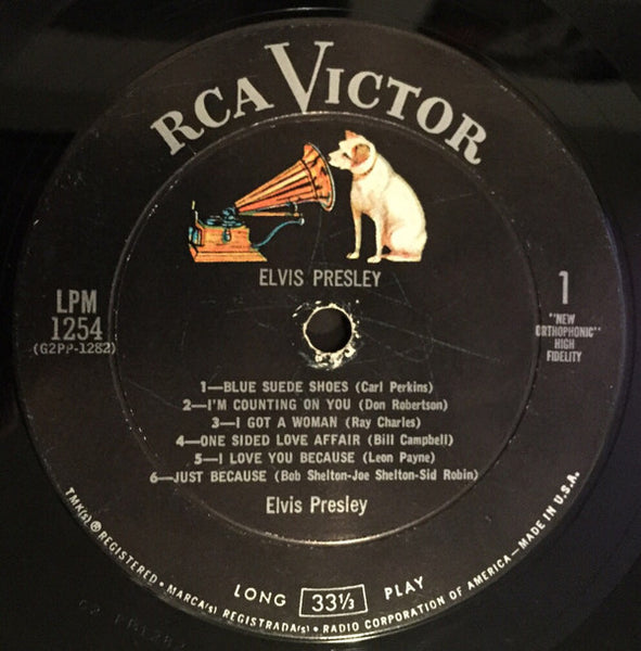 Elvis Presley ‎– Elvis Presley (1956) - VG- (lower grade) LP Record 1963 RCA Victor USA Mono Vinyl - Rock & Roll / Rockabilly
