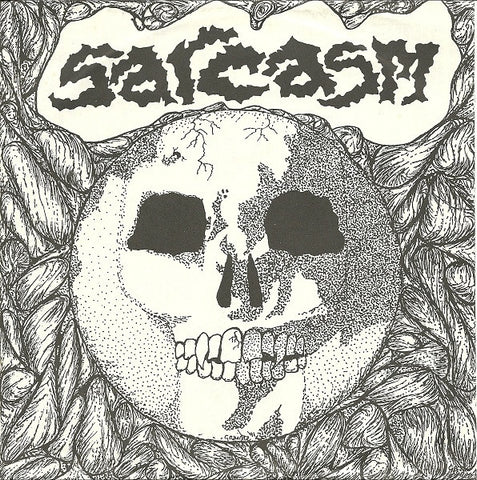Sarcasm – Your Funeral My Party - VG+ 7" EP Record 1991 Rotthenness Brazil Vinyl - Hardcore / Punk