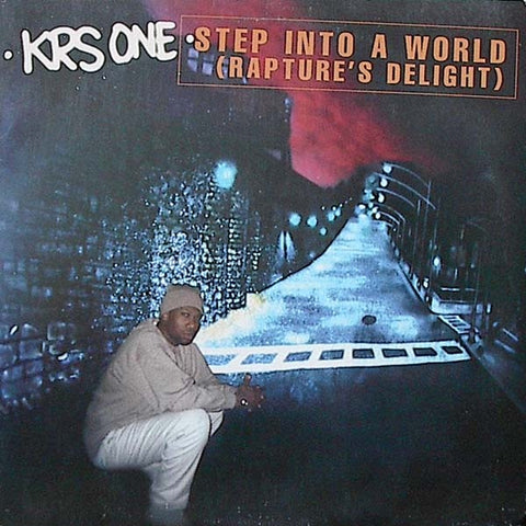 KRS ONE – Step Into A World (Rapture's Delight) - Mint- 12" Single Record 1997 Jive USA Vinyl - Hip Hop
