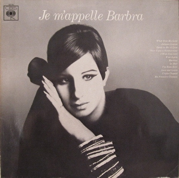 Barbra Streisand - Je M'Appelle Barbra - VG+ LP Record 1966 CBS UK Stereo Original Press Vinyl - Pop / Ballad - Shuga Records