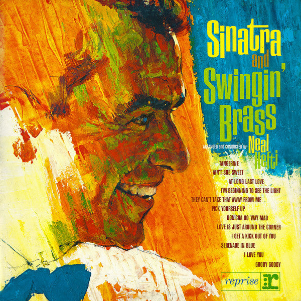 Frank Sinatra ‎– Sinatra And Swingin' Brass VG+ - 1961 Reprise Mono Tri Label 1st Press USA - Jazz - B1-043