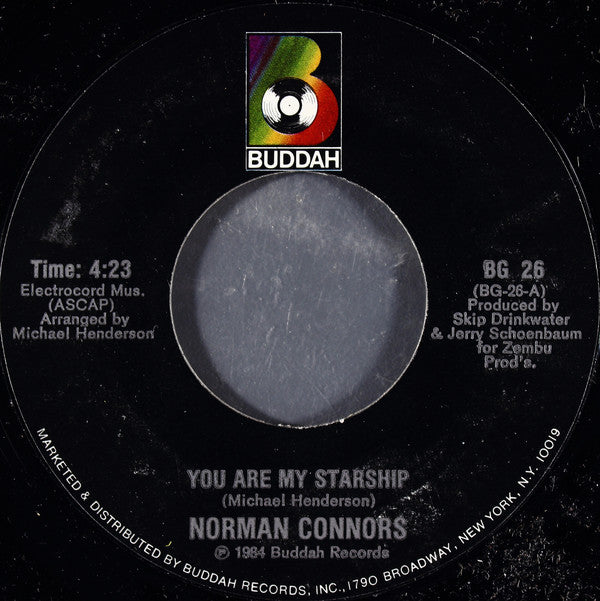 Norman Connors ‎- You Are My Starship / Valentine Love VG+ 7" Single 45 Record 1976 USA - Soul - Shuga Records