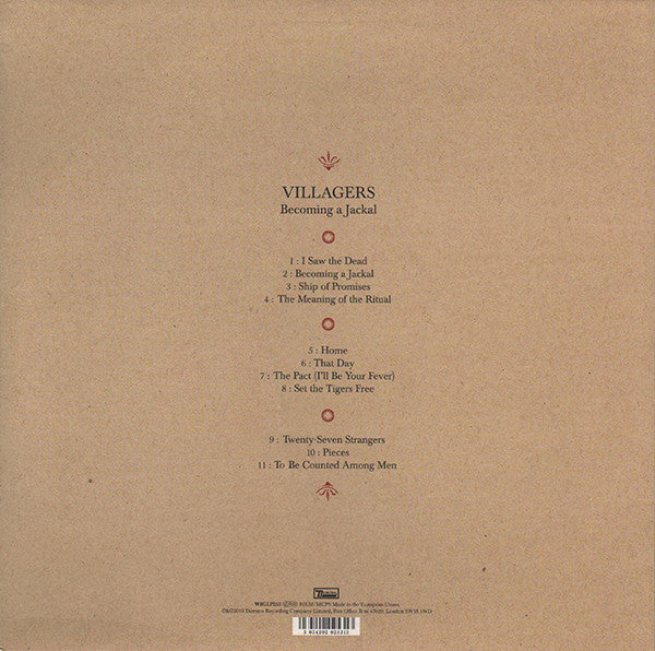 Villagers - Becoming a Jackal- New 2 LP Record 2010 Domino UK Import 180 gram Vinyl & Download - Indie Rock