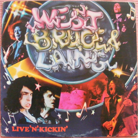 West, Bruce & Laing – Live 'N' Kickin' - Mint- LP Record 1974 Columbia Windfall USA Vinyl - Classic Rock / Hard Rock