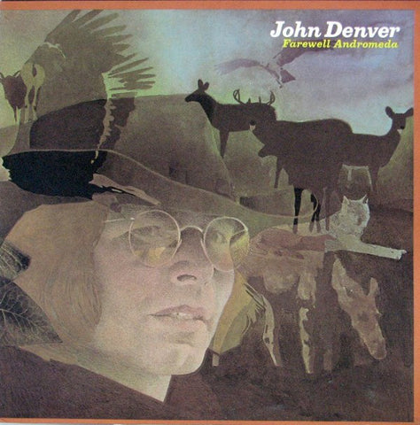John Denver - Farewell Andromeda - Miny- LP Record 1973 RCA USA Vinyl & Insert - Country / Country Rock