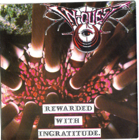 In-Quest / Sarcastic Terror – Rewarded With Ingratitude / Infernal Hatred - Mint- 7" EP Record 1995 Dark Side Greece Vinyl & 2x Inserts - Death Metal