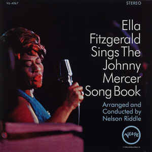 Ella Fitzgerald ‎– Sings The Johnny Mercer Song Book - VG+ Stereo USA 1964 Verve B1-076