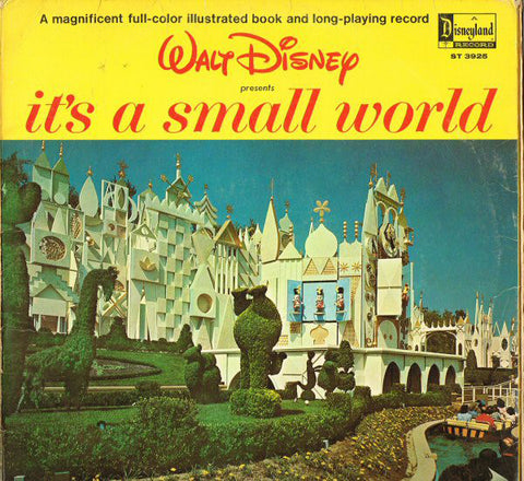 Walt Disney Unknown Artist – It's A Small World (1964) - VG+ LP Record 1976 Disneyland USA Vinyl & Booklet - Children's / Spoken Word