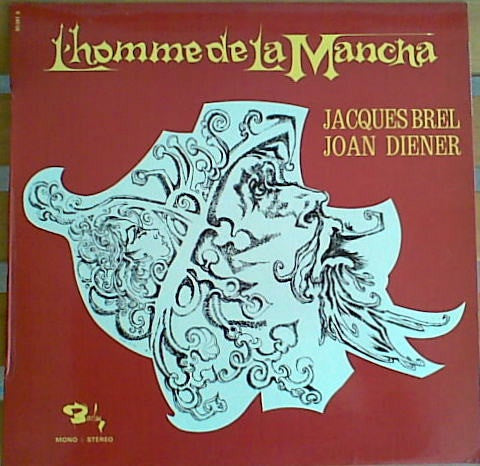 Jacques Brel, Joan Diener – L'Homme De La Mancha - Mint- LP Record 1968 Barclay France Vinyl - Musical / Chanson