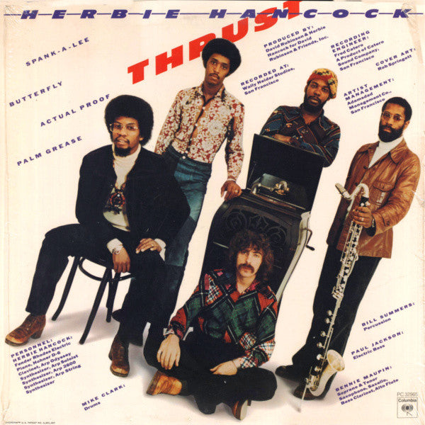 Herbie Hancock ‎– Thrust - VG+ LP Record 1974 Columbia USA Vinyl - Jazz / Jazz-Funk - Shuga Records