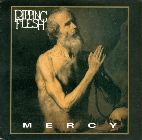 Ripping Flesh – Mercy - Mint- 7" EP Record 1992 Reborn Mexico Vinyl & Insert - Death Metal