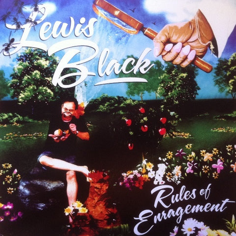 Lewis Black – Rules Of Enragement - Mint- LP Record 2004 Comedy Central Stand Up USA Blue Vinyl & Sticker - Comedy