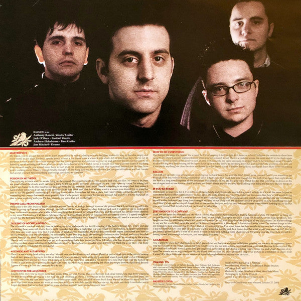 Bayside - Sirens And Condolences - Mint- LP Record 2011 Victory USA White Vinyl, Insert & Download - Alternative Rock / Emo / Punk - Shuga Records