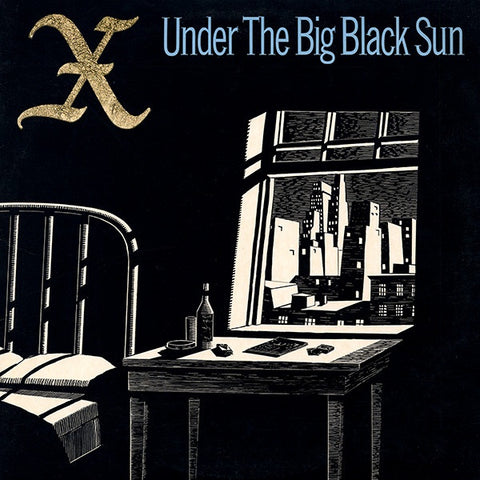 X – Under The Big Black Sun - Mint- LP Record 1982 Elektra White Label Promo Vinyl - Rock / Punk