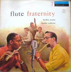 Herbie Mann & Buddy Collette – Flute Fraternity - VG LP Record 1957 Mode USA Mono Vinyl - Jazz / Cool Jazz