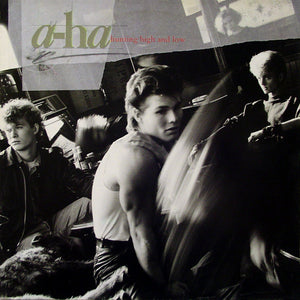 a-ha ‎– Hunting High And Low - VG+ (low grade cover) Lp Record 1985 USA Original - Synth-pop