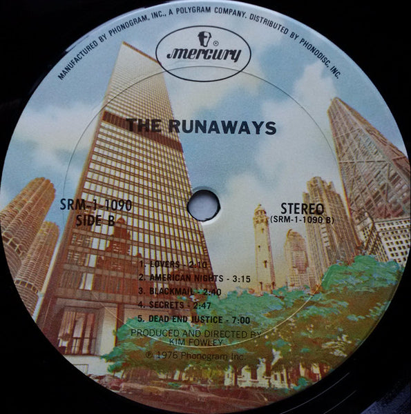 The Runaways – The Runaways - Mint- LP Record 1976 Mercury USA Original Vinyl & Insert - Hard Rock / Pop Rock - Shuga Records
