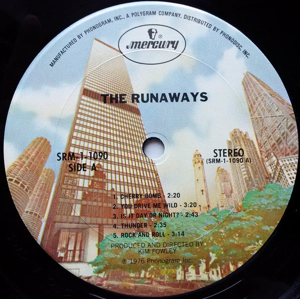 The Runaways – The Runaways - Mint- LP Record 1976 Mercury USA Original Vinyl & Insert - Hard Rock / Pop Rock - Shuga Records