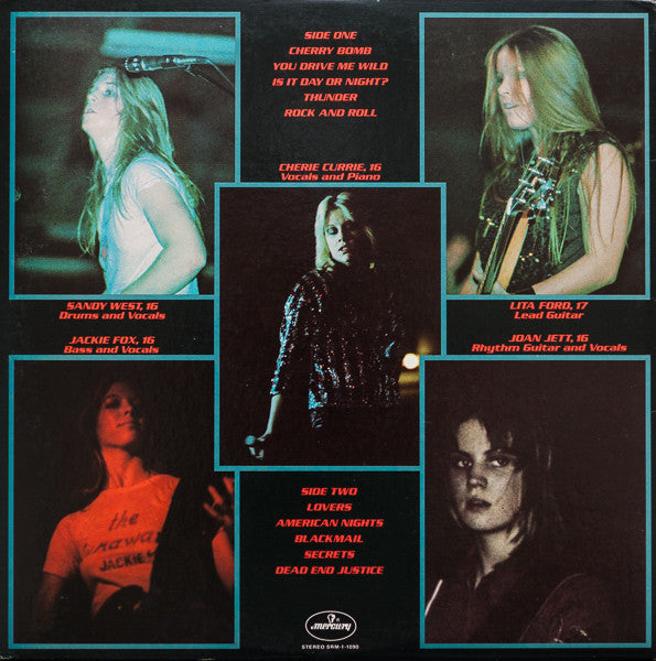 The Runaways – The Runaways - Mint- LP Record 1976 Mercury USA Original Vinyl & Insert - Hard Rock / Pop Rock - Shuga Records