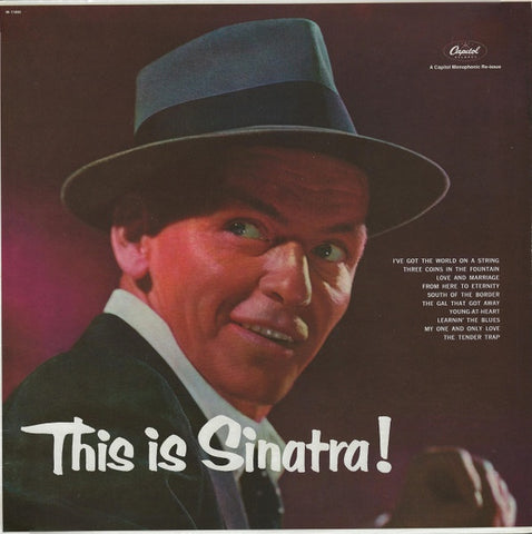 Frank Sinatra ‎– This Is Sinatra! (1956) - Mint- LP Record 1979 Capitol USA Vinyl - Jazz / Big Band / Swing / Pop