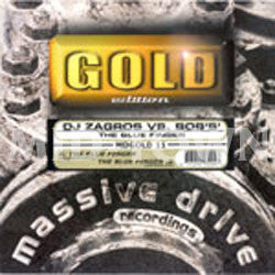 DJ Zagros vs. BOB'S' ‎– The Blue Finger - New 10" Single 2000 Netherlands Massive Drive Gold Vinyl - Trance