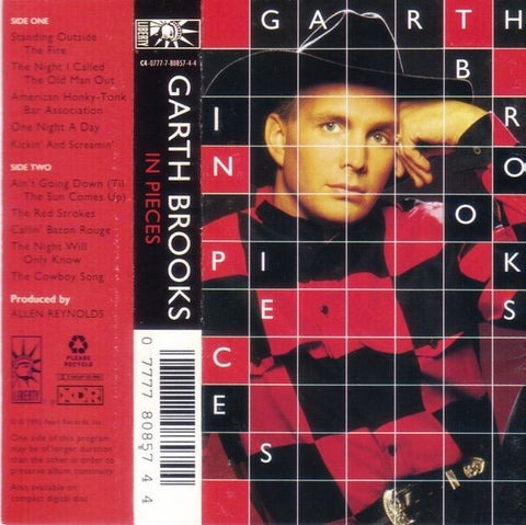 Garth Brooks – In Pieces - Used Cassette 1993 Liberty Tape - Country