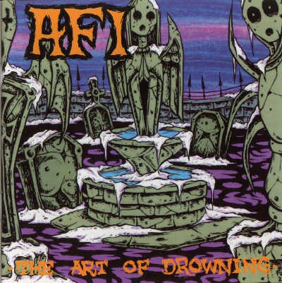AFI - The Art of Drowning - Mint- LP Record 2000 Nitro USA Grey Marbled Vinyl & Insert - Rock / Punk / Hardcore