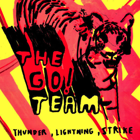 The Go! Team - Thunder, Lightning, Strike - New Vinyl 2016 Memphis Industries Record Store Day Reissue on Red + Yellow Swirl 180gram w/ Download - Indie Rock / Dance Pop