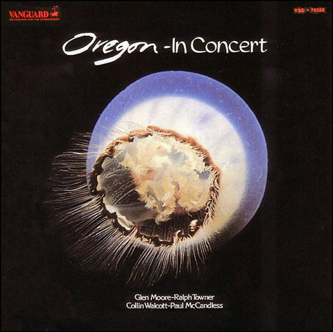 Oregon ‎– In Concert - VG+ Lp Record 1975 Vanguard USA - Contemporary Jazz / Free Improvisation