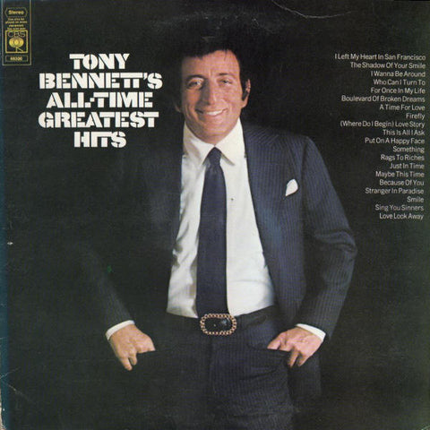 Tony Bennett ‎– All Time Greatest Hits - VG+ 1972 Columbia Stereo 2-LP Compilation Gatefold Set USA - Jazz