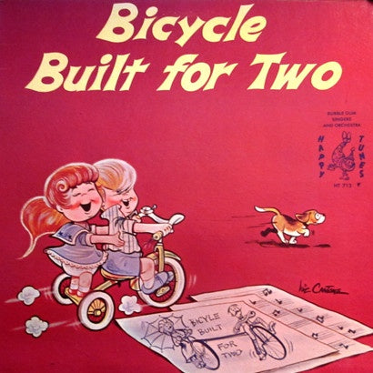 Bubble Gum Singers – Bicycle Built For Two - VG+ LP Record 1970s Happy Tunes USA Vinyl - Children's