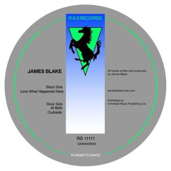 James Blake - Love What Happened Here - New Vinyl Record 2011 R&S 12" Single - Post-Dubstep / Electronic / Left-Field